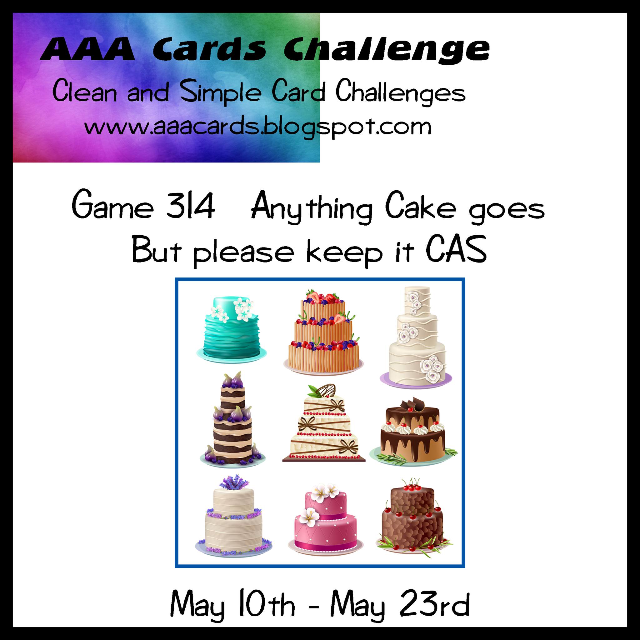 AAA Cards #314 – Anything Cake Goes – Tinstar Designs